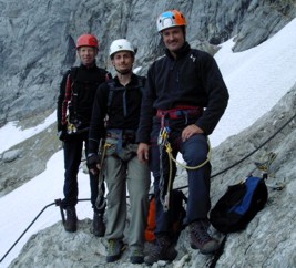 Gruppenfoto Klettern